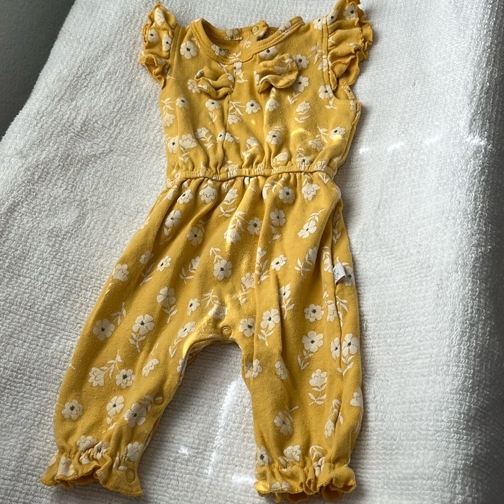 Yellow romper